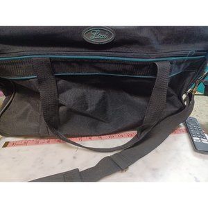 Vintage Softside Messenger/Laptop Bag with Shoulder Strap Black